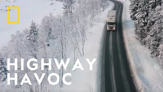 Will There Be Enough Time For The Highway Rescue  Ice Road Rescue  National Geographic UK [upl. by Meekyh972]