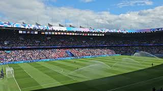 Stadium Sings Les ChampsElysées  2024 Paris Olympics France  Parc des Princes [upl. by Asreht]