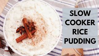 Slow Cooker Rice Pudding  Store Cupboard Recipes [upl. by Teik]