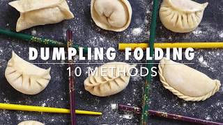 10 ways to fold dumplings [upl. by Joletta]