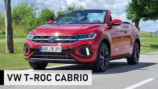 2022 VW TRoc Cabrio RLine Konkurrenzlos  Review Fahrbericht Test [upl. by Ultann759]