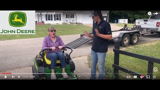 John Deer Z320R Test Drive with Heidi [upl. by Mignon]