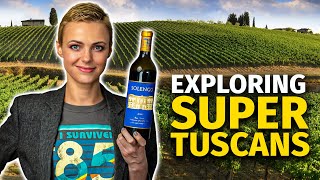 Diversity of SUPER TUSCAN Wines Tasting 5 Amazing Wines [upl. by Einama]