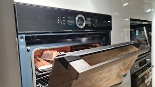 bosch pyrolytic oven cleaning function  bosch oven cleaning  bosch serie 8 oven  shorts [upl. by Eidolem]