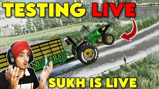 FARMING SIMULATOR 22 LIVE  sukhbhanguz [upl. by Chuch]