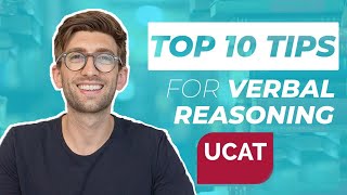 Verbal Reasoning 10 Most Impactful Tips For UCAT [upl. by Moureaux383]