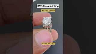 CVD Diamond Ring  LabGrown Diamond Ring  diamond diamondjewellery trending jewellerydesign [upl. by Naras]