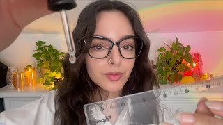 ASMR Allergy Test Appointment amp Skin Assessment ✨ Crinkly Notebook NoteTaking [upl. by Nehte]