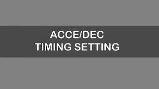 4 How to set Acceleration and Deceleration Time Setting in Delta VFD [upl. by Aniri188]