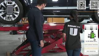 Wheel Alignment  Scissor Lift UD40B amp Wheel alignment PL3D5555U Unite Automotive Equipment [upl. by Imoyik299]