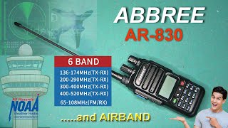 ABBREE AR830  radtel RT830  iradio UV83 [upl. by Anig]