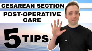 After Cesarean Section Recovery C Section Healing Tips  Post Operative Care Wound Care [upl. by Leunammi910]