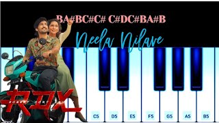 Neela Nilave Piano Cover with NOTES  Jashwin SB  RDX [upl. by Lane]