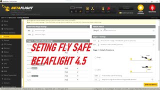 BETA FLIGHT 45 TUTORIAL CARA SETTING GPS RESCUE BETAFLIGHT 45 [upl. by Rannug]