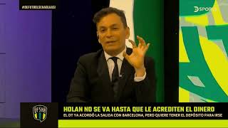 Cuánto cuesta la salida de Holan para BarcelonaSC [upl. by Ellertnom]