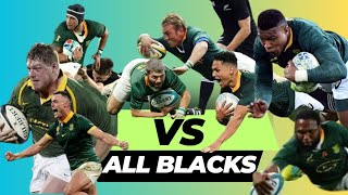 Best Springbok TRIES AGAINST The All Blacks  Springboks Tries Tribute [upl. by Leugim]