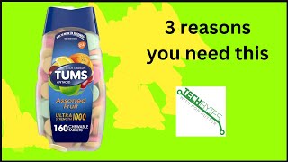 3 things to know about TUMS Ultra Strength Antacid Tablets [upl. by Artair]