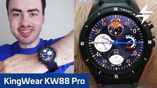 KingWear KW88 Pro Android Smartwatch with a CAMERA [upl. by Sloan]