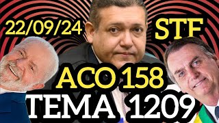 TEMA 1209 VIGILANTES SEMELHANÇA COM ACO 158 DO STF 51 ANOS PARA SER JULGADO Vigilante Rocha [upl. by Asilehs]