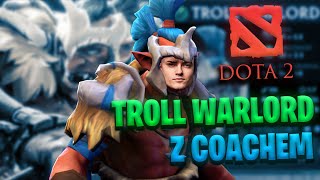 COACH 🤓 POKAZUJE MI JAK GRAĆ TROLL WARLORDEM W DOTA 2  RYBSONKICK [upl. by Eibrab]