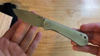 Nuknives Kumpanter Jade Folding EDC Knife [upl. by Hoisch]