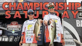 CHAMPIONSHIP SATURDAY Lake Hartwell 2023 Bassmaster High School National Championship [upl. by Belden]