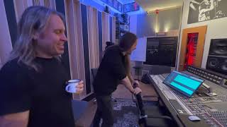 Devin Townsend Drum Studio amp Mic tour for The Moth recording session [upl. by Holland414]