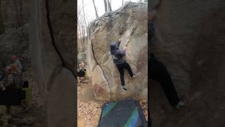 “Aneardon V6” Stone Fort  Little Rock City rockclimbing bouldering climber climbing outdoors [upl. by Nod]