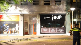 Middelbrand bij broodjeszaak broodje jaap in arnhem [upl. by Carol]