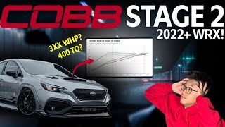 Cobb Stage 2 Power Gains 2022 VB WRX vs VA WRX and STI [upl. by Amsab50]