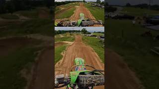 Try to keep up with AHeckman at Big Air motocross moto dirtbikemotorsportmotovloggoproshorts [upl. by Naor]