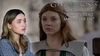 What is Dead may Never Die  Game of Thrones Reaction  Season 2 Episode 2 2x3 [upl. by Aiekram333]