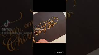 creative envelope addressing✒️✒️calligraphybyjennifer creativeideas envelopeaddressing events [upl. by Radford]