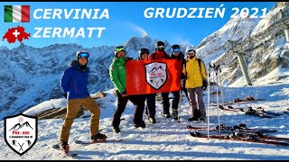 Ski trip Cervinia Italy and Zermatt Switzerland December 2021  Polskiampsnowboard club UK [upl. by Enyrb]