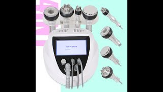 MS4481 41Cavitation Sixpolar Threepolar Vacuum RF Photon Ultrasonic Cavitation Machine [upl. by Ellemac]