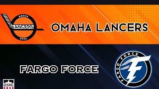 Omaha Lancers vs Fargo Force 217  USHL Highlights 2024 [upl. by Airamanna]