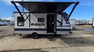 NEW 2022 CrossRoads Zinger Lite 18RD travel trailer [upl. by Lyred]