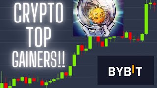 Crypto Top Gainers On ByBit Technical Analysis [upl. by Vallery]