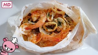 How to make Spaghetti al Cartoccio  Spaghetti baked in paper video [upl. by Oal]