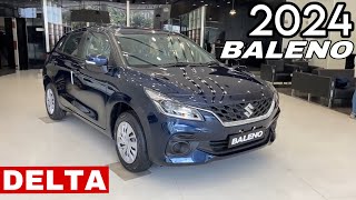 NEW BALENO 2024 DELTA VALUE FOR MONEY ❤️ MARUTI SUZUKI BALENO DELTA SECOND BASE MODEL 2024 UPDATED [upl. by Nosaes948]