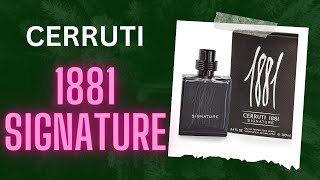 Cerruti 1881 Signature fragrance review [upl. by Ettigirb649]