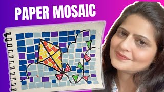 How to create Paper Mosaic  step by step tutorials  art with Joshi [upl. by Amyas974]