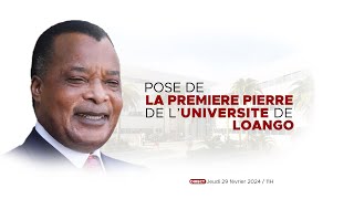 🔴 DIRECT  Pose de la première pierre de lUniversité de Loango university education academy [upl. by Livingstone461]