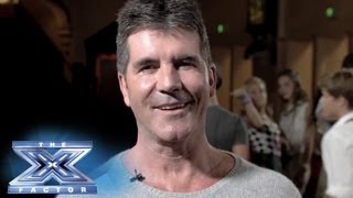 The Top 10 Groups Sound Off About Simon  THE X FACTOR USA 2013 [upl. by Gaile]