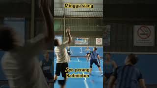 Aya perang di Badminton biar makin seru shorts badminton [upl. by Allisirp]