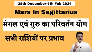 Mars in SagittariusGandanta amp Parivartana With JupiterEffects On All SignsRemedies MangalDhanu [upl. by Enelyk680]