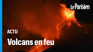 Les 5 éruptions volcaniques les plus spectaculaires de 2021 [upl. by Ennahgem]