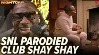 Shannon Sharpe Reacts to SNL Spoof of His Katt Williams Club Shay Shay Interview [upl. by Tenneb]