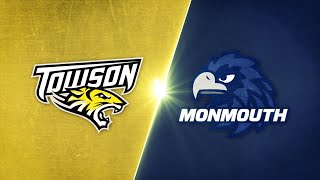 Highlights Monmouth vs Towson  2023 CAA Football [upl. by Dorsy]