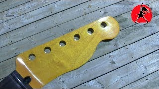 Guitar Neck Retint Project Made Easy [upl. by Nylannej374]